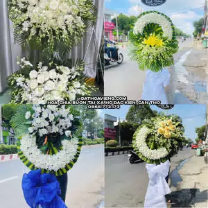 Hoa Viếng Tang Lễ tại Xã Hồ Đắc Kiện, Cần Thơ