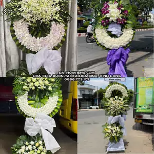 Hoa Viếng Tang Lễ tại Xã Hòa Bình, Vĩnh Long