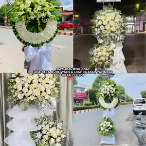 Hoa Viếng Tang Lễ tại Xã Hòa Khánh, Tây Ninh