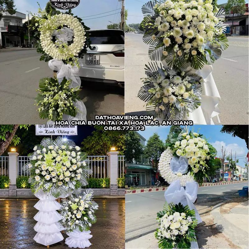 Hoa Viếng Tang Lễ tại Xã Hòa Lạc, An Giang