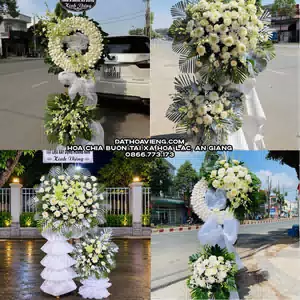 Hoa Viếng Tang Lễ tại Xã Hòa Lạc, An Giang