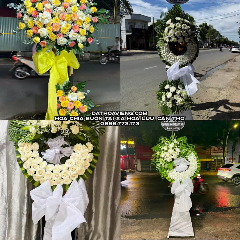 Hoa Viếng Tang Lễ tại Xã Hỏa Lựu, Cần Thơ
