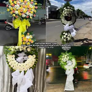Hoa Viếng Tang Lễ tại Xã Hỏa Lựu, Cần Thơ