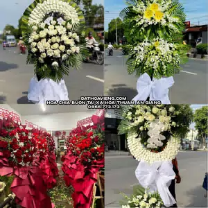 Hoa Viếng Tang Lễ tại Xã Hòa Thuận, An Giang
