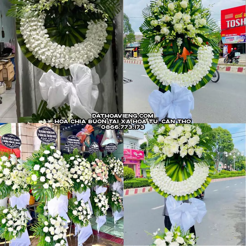 Hoa Viếng Tang Lễ tại Xã Hòa Tú, Cần Thơ