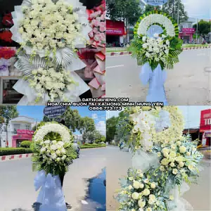 Hoa Viếng Tang Lễ tại Xã Hồng Minh, Hưng Yên