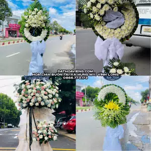 Hoa Viếng Tang Lễ tại Xã Hưng Mỹ, Vĩnh Long