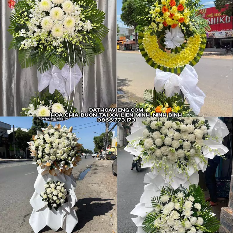 Hoa Viếng Tang Lễ tại Xã Liên Minh, Ninh Bình