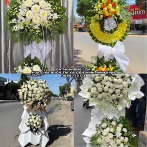 Hoa Viếng Tang Lễ tại Xã Liên Minh, Ninh Bình
