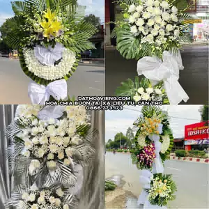 Hoa Viếng Tang Lễ tại Xã Liêu Tú, Cần Thơ