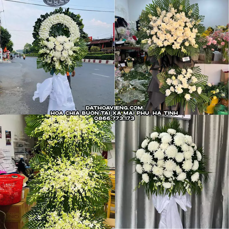 Hoa Viếng Tang Lễ tại Xã Mai Phụ, Hà Tĩnh