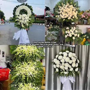 Hoa Viếng Tang Lễ tại Xã Mai Phụ, Hà Tĩnh