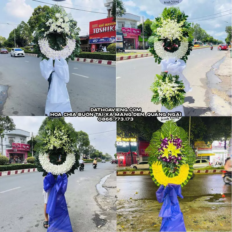 Hoa Viếng Tang Lễ tại Xã Măng Đen, Quảng Ngãi
