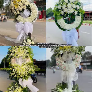 Hoa Viếng Tang Lễ tại Xã Mỹ Chánh Hòa, Vĩnh Long