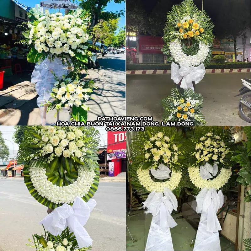Hoa Viếng Tang Lễ tại Xã Nam Dong, Lâm Đồng