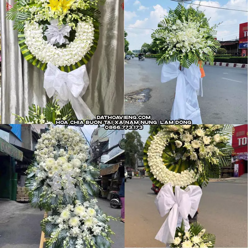 Hoa Viếng Tang Lễ tại Xã Nâm Nung, Lâm Đồng
