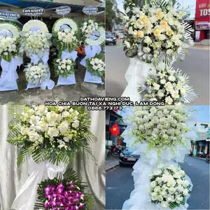 Hoa Viếng Tang Lễ tại Xã Nghị Đức, Lâm Đồng