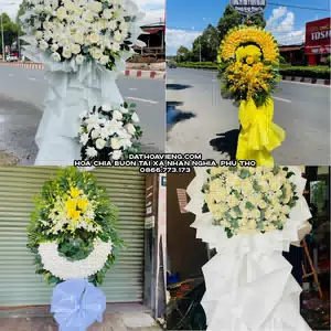 Hoa Viếng Tang Lễ tại Xã Nhân Nghĩa, Phú Thọ