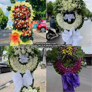 Hoa Viếng Tang Lễ tại Xã Nhân Thắng, Bắc Ninh