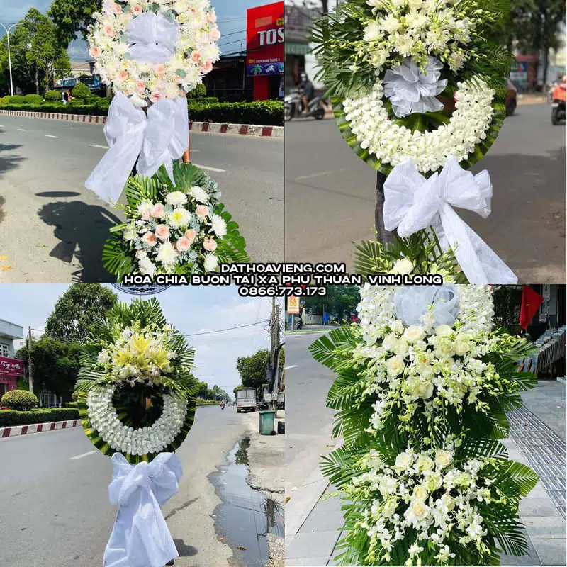 Hoa Viếng Tang Lễ tại Xã Phú Thuận, Vĩnh Long