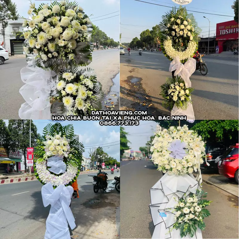 Hoa Viếng Tang Lễ tại Xã Phúc Hòa, Bắc Ninh