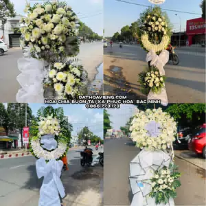 Hoa Viếng Tang Lễ tại Xã Phúc Hòa, Bắc Ninh