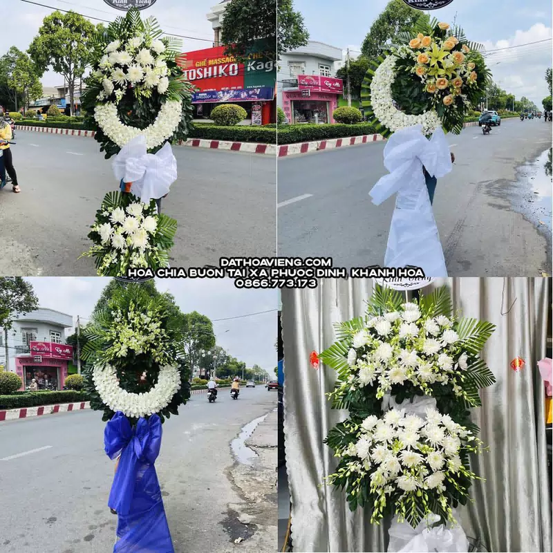 Hoa Viếng Tang Lễ tại Xã Phước Dinh, Khánh Hòa
