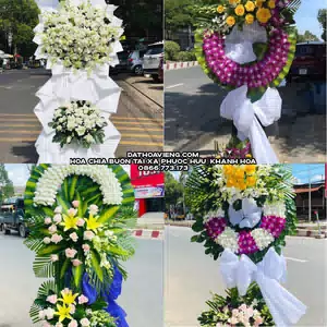 Hoa Viếng Tang Lễ tại Xã Phước Hữu, Khánh Hòa