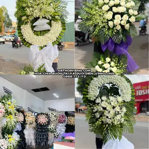 Hoa Viếng Tang Lễ tại Xã Quới Điền, Vĩnh Long