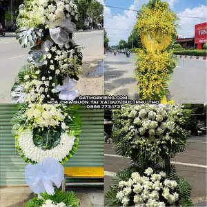 Hoa Viếng Tang Lễ tại Xã Quy Đức, Phú Thọ
