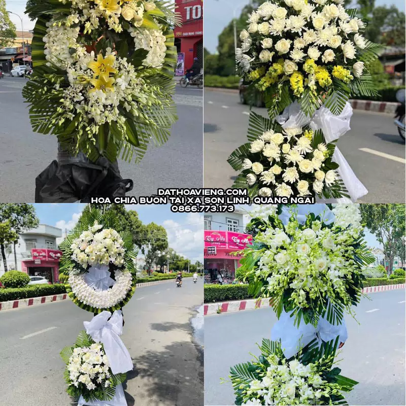 Hoa Viếng Tang Lễ tại Xã Sơn Linh, Quảng Ngãi