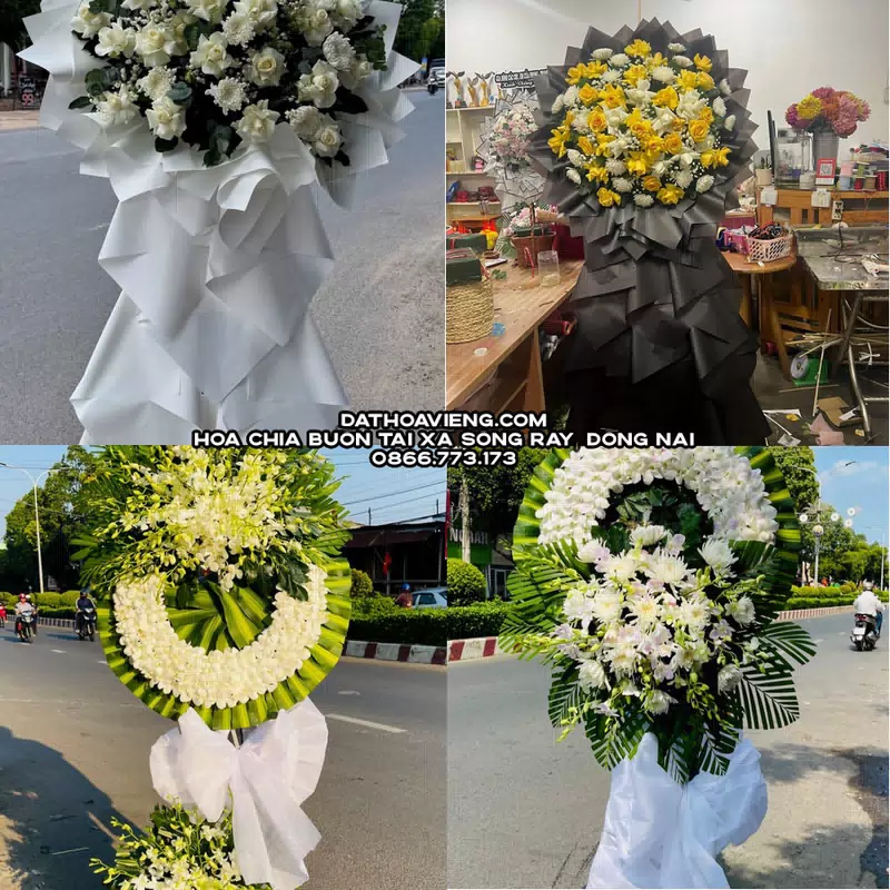 Hoa Viếng Tang Lễ tại Xã Sông Ray, Đồng Nai