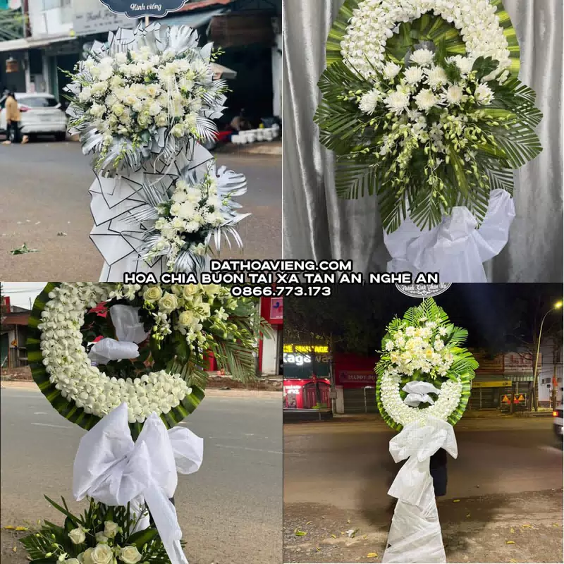 Hoa Viếng Tang Lễ tại Xã Tân An, Nghệ An