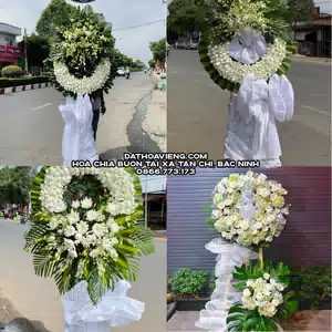 Hoa Viếng Tang Lễ tại Xã Tân Chi, Bắc Ninh