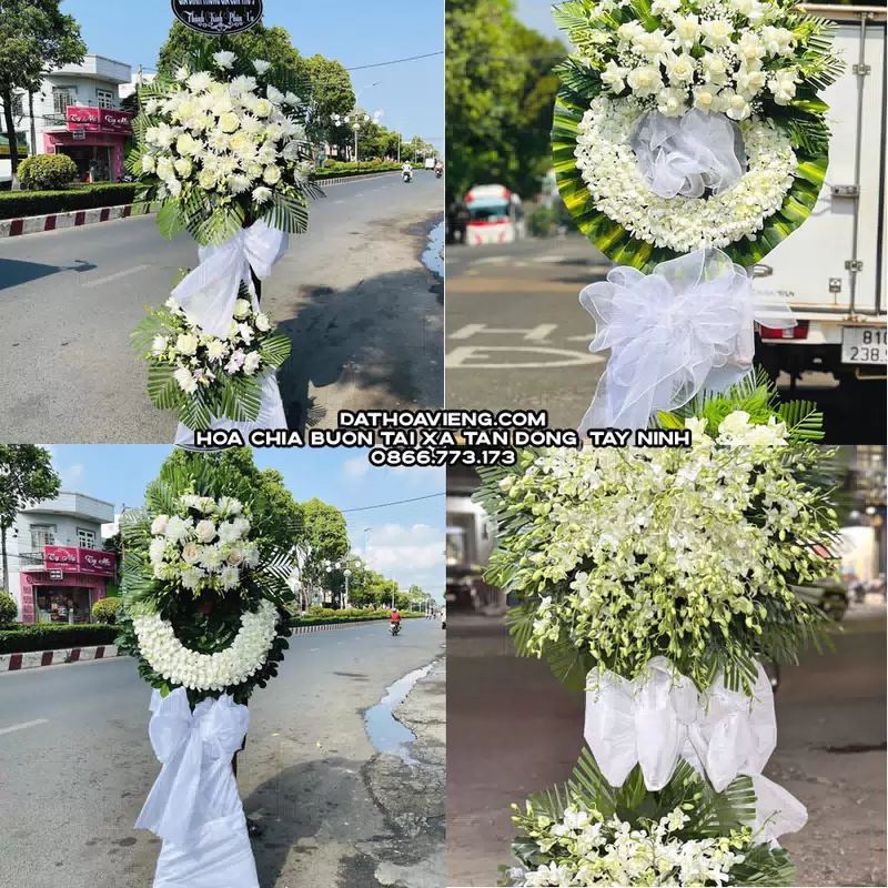 Hoa Viếng Tang Lễ tại Xã Tân Đông, Tây Ninh