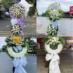 Hoa Viếng Tang Lễ tại Xã Tân Hào, Vĩnh Long