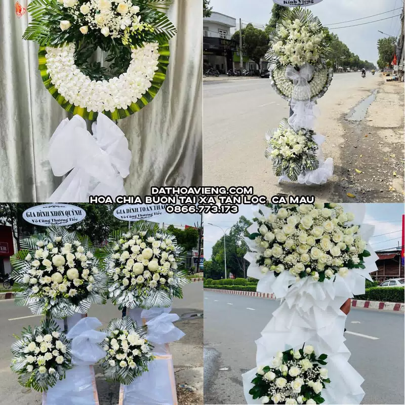 Hoa Viếng Tang Lễ tại Xã Tân Lộc, Cà Mau