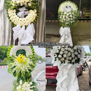 Hoa Viếng Tang Lễ tại Xã Tân Phú, Đồng Tháp