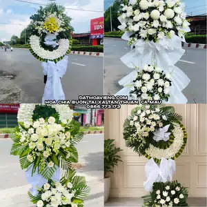 Hoa Viếng Tang Lễ tại Xã Tân Thuận, Cà Mau