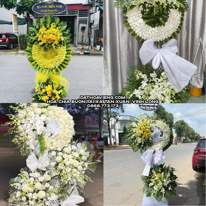 Hoa Viếng Tang Lễ tại Xã Tân Xuân, Vĩnh Long