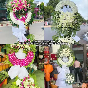 Hoa Viếng Tang Lễ tại Xã Tây Cốc, Phú Thọ