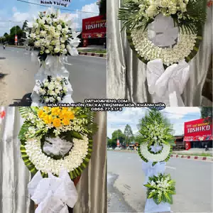 Hoa Viếng Tang Lễ tại Xã Tây Ninh Hòa, Khánh Hòa