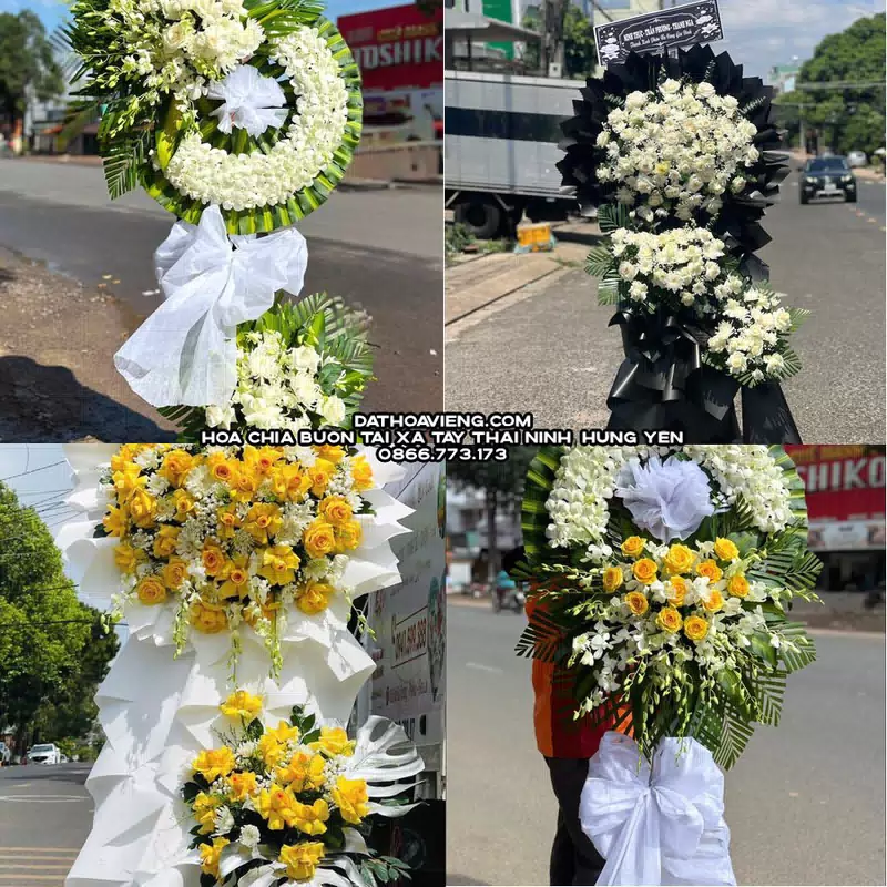 Hoa Viếng Tang Lễ tại Xã Tây Thái Ninh, Hưng Yên