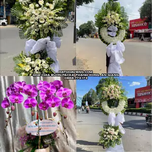 Hoa Viếng Tang Lễ tại Xã Thạnh Đông, An Giang