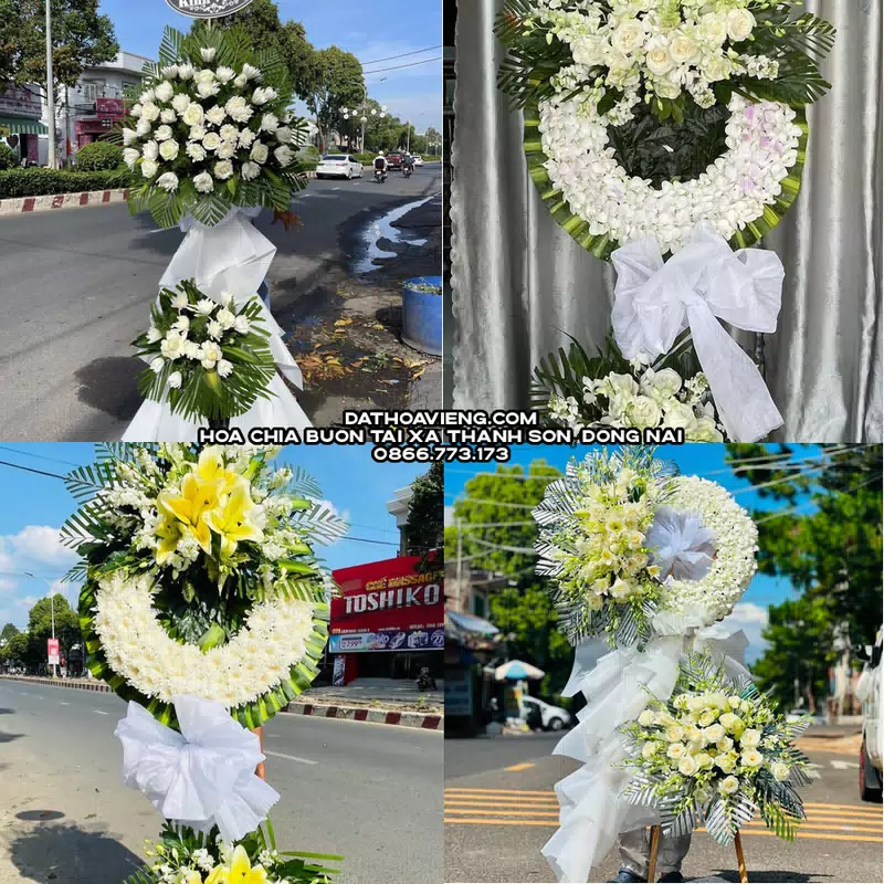 Hoa Viếng Tang Lễ tại Xã Thanh Sơn, Đồng Nai