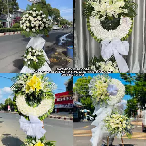 Hoa Viếng Tang Lễ tại Xã Thanh Sơn, Đồng Nai