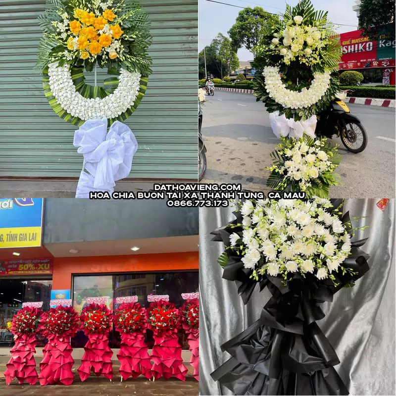 Hoa Viếng Tang Lễ tại Xã Thanh Tùng, Cà Mau