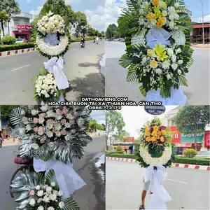 Hoa Viếng Tang Lễ tại Xã Thuận Hòa, Cần Thơ