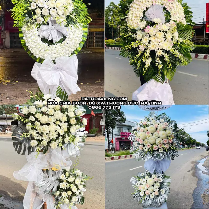Hoa Viếng Tang Lễ tại Xã Thượng Đức, Hà Tĩnh