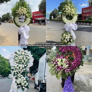 Hoa Viếng Tang Lễ tại Xã Thụy Anh, Hưng Yên